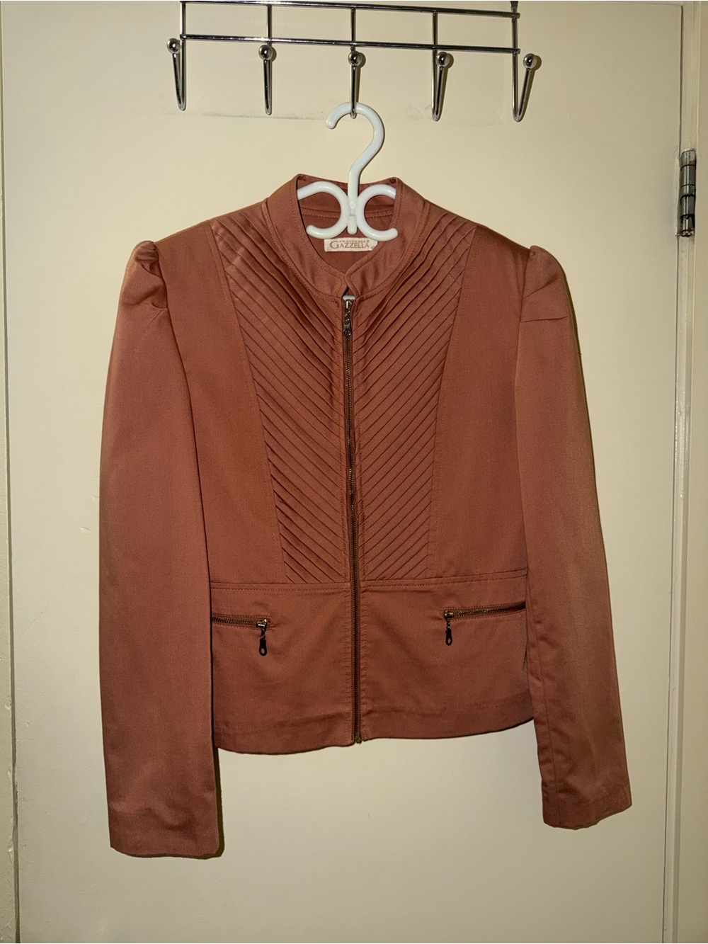Women's Rust Zip-Front Jacket